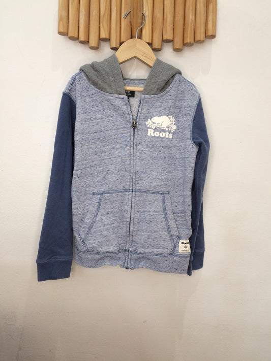 Roots blue sweatshirt 5-6y