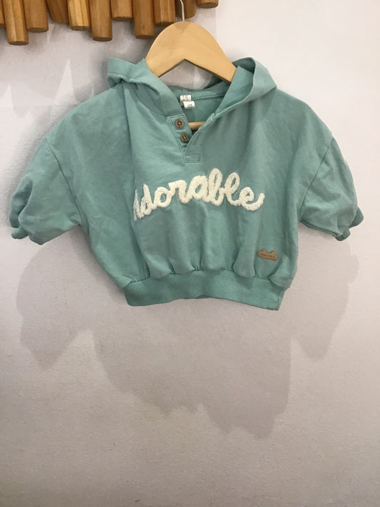 Hoodie Souris Min adorable 3-6m