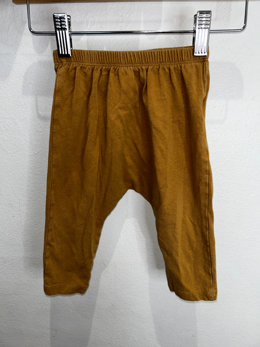 Tan drop crotch pants 12-18m