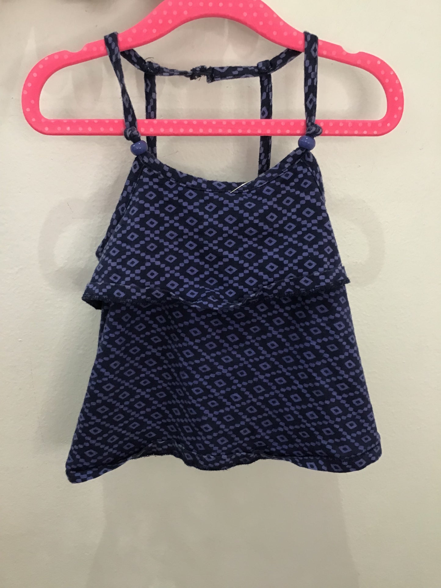 Tanktop blue pattern 2y