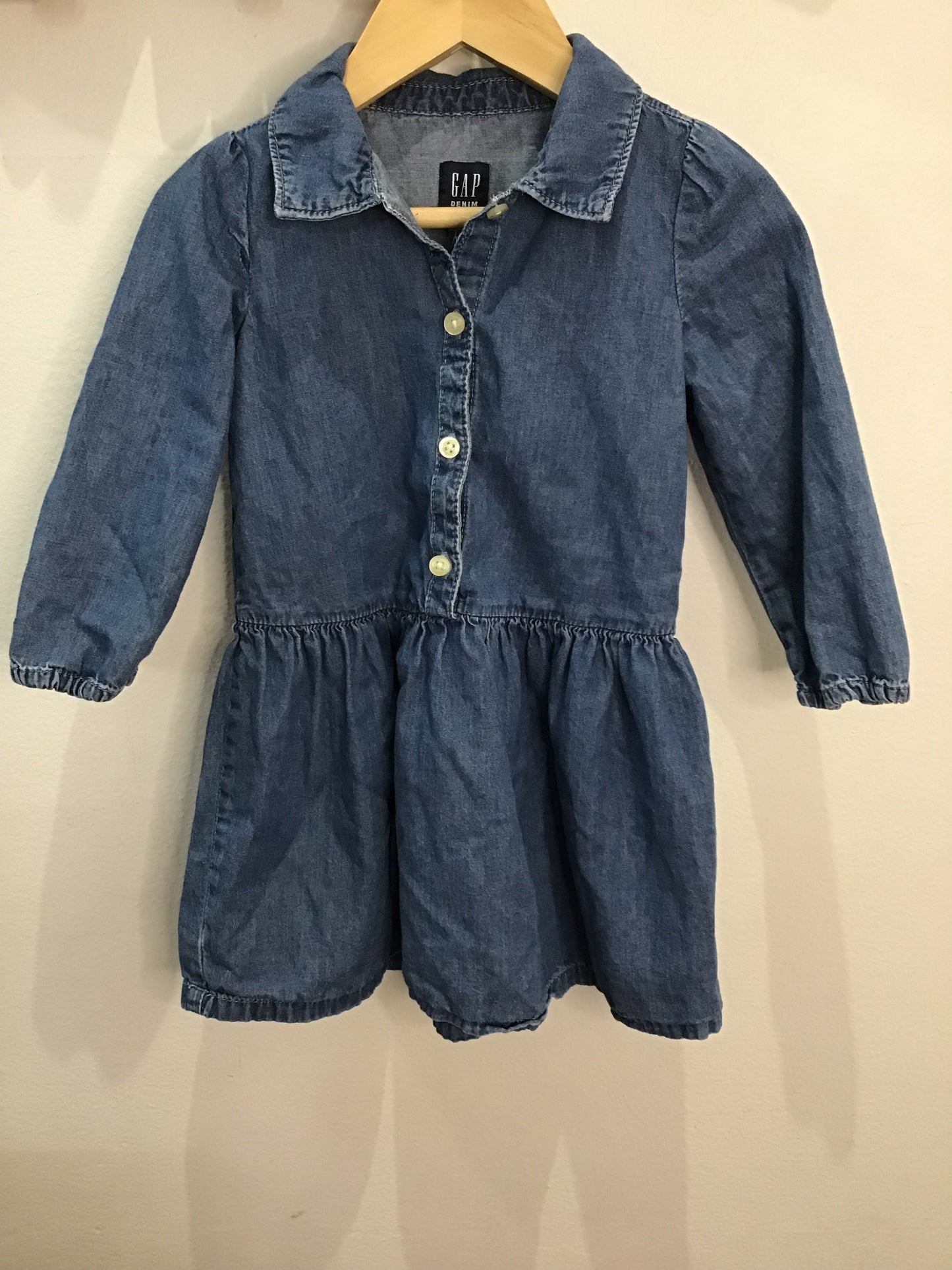 Denim shirt dress 3y