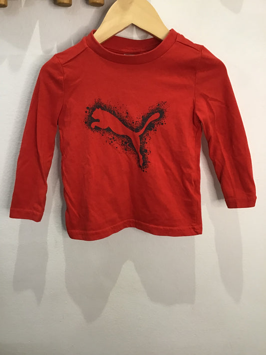 Longsleeve Puma red 12m