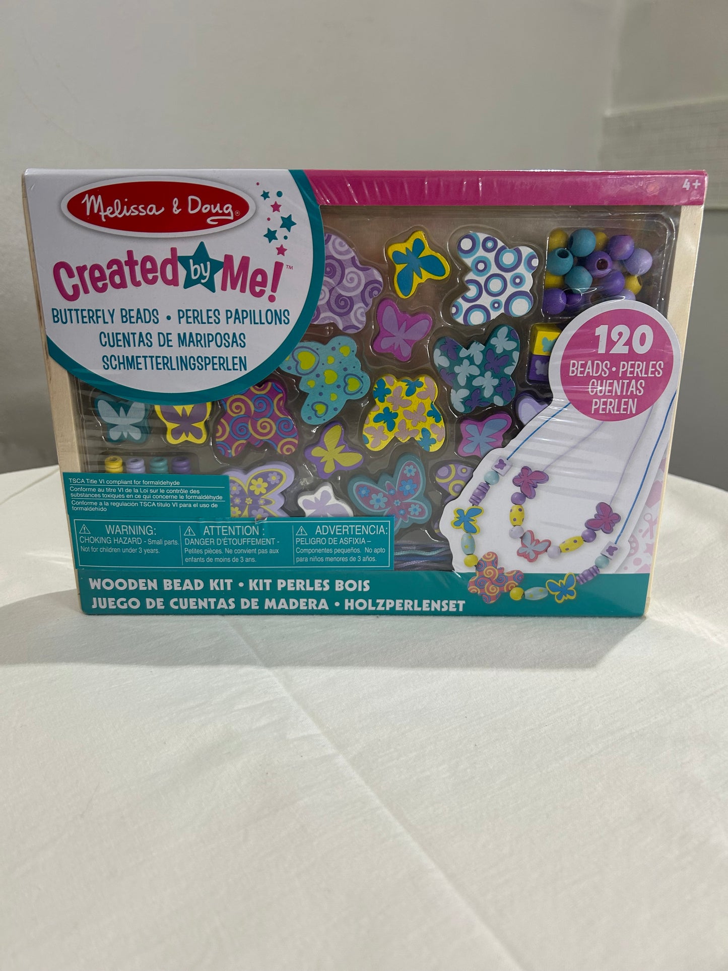 Melissa & Doug wooden bead kit NEW
