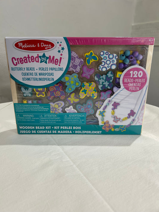 Melissa & Doug wooden bead kit NEW