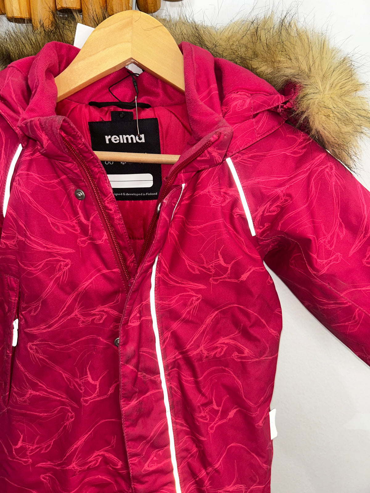 Reima pink snowsuit 18-24m*