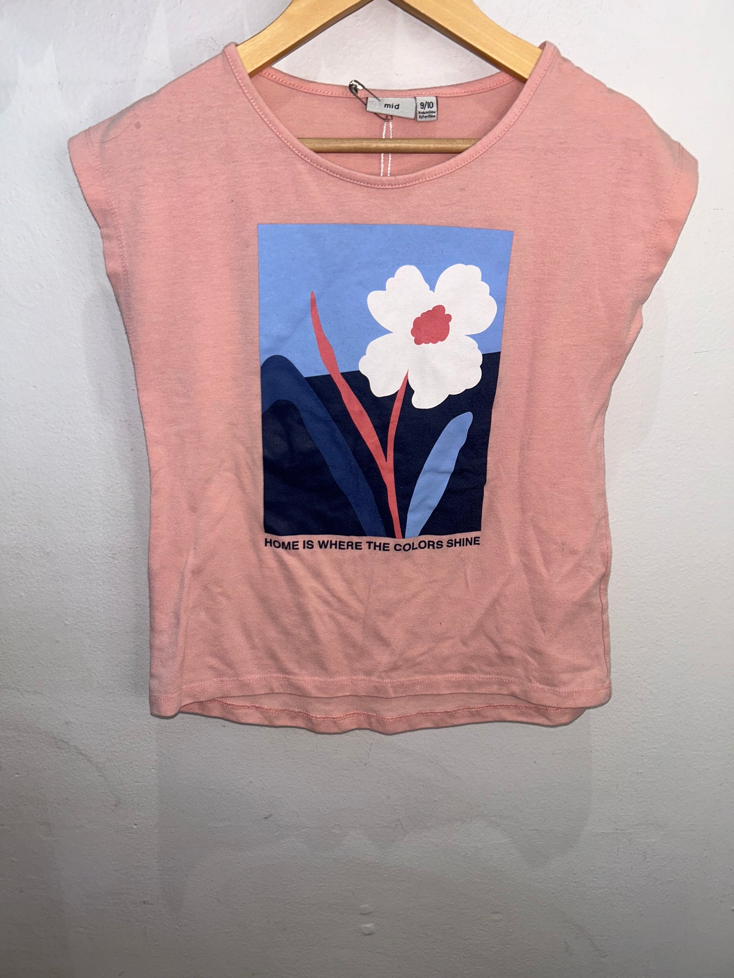 Home colours tee 9-10y