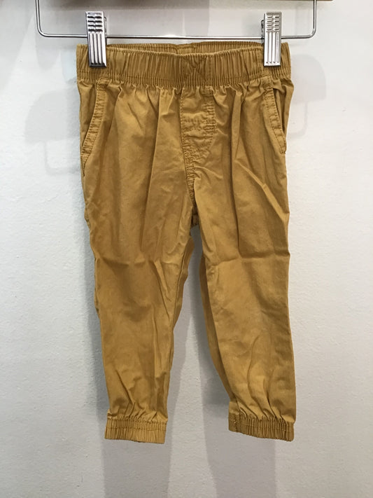 Pants brown pull-on 12m