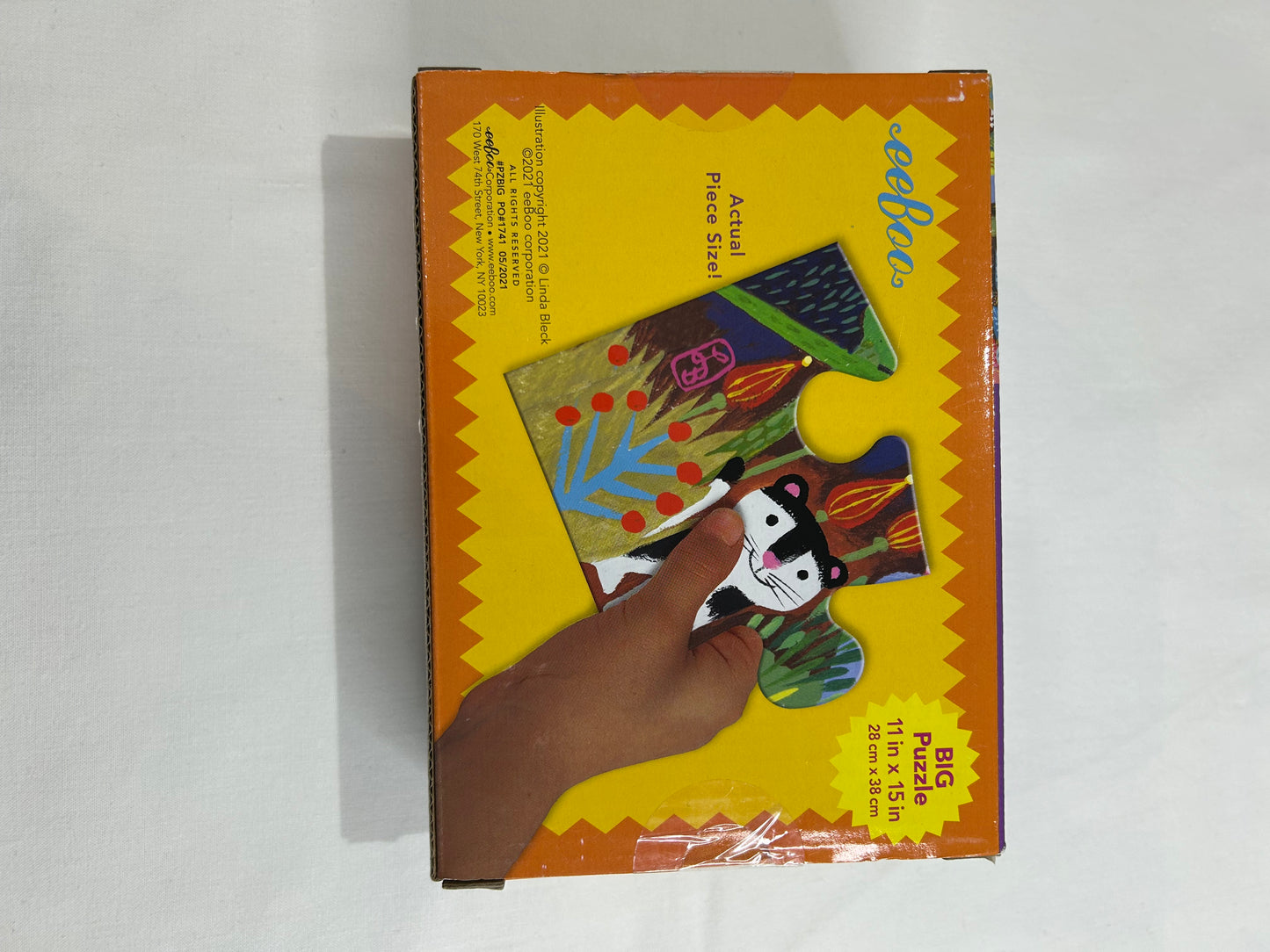 Eeboo big cats 20 piece puzzle