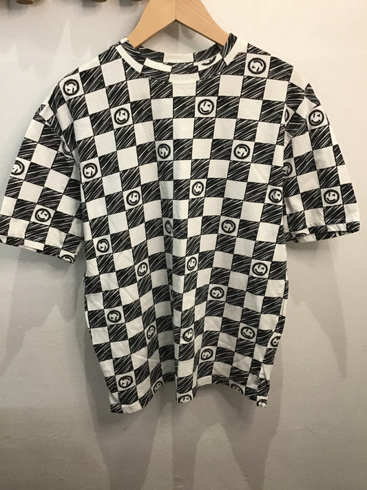 Tee smiley squares 7-8y