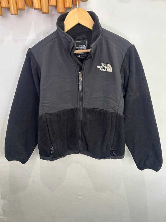 The North Face black fleece 7-8y