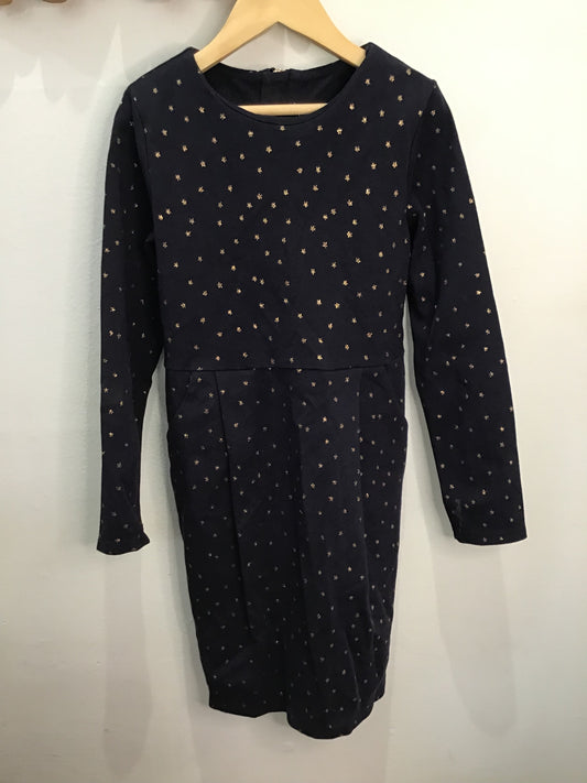 Dress sparkly gold stars 6-7y