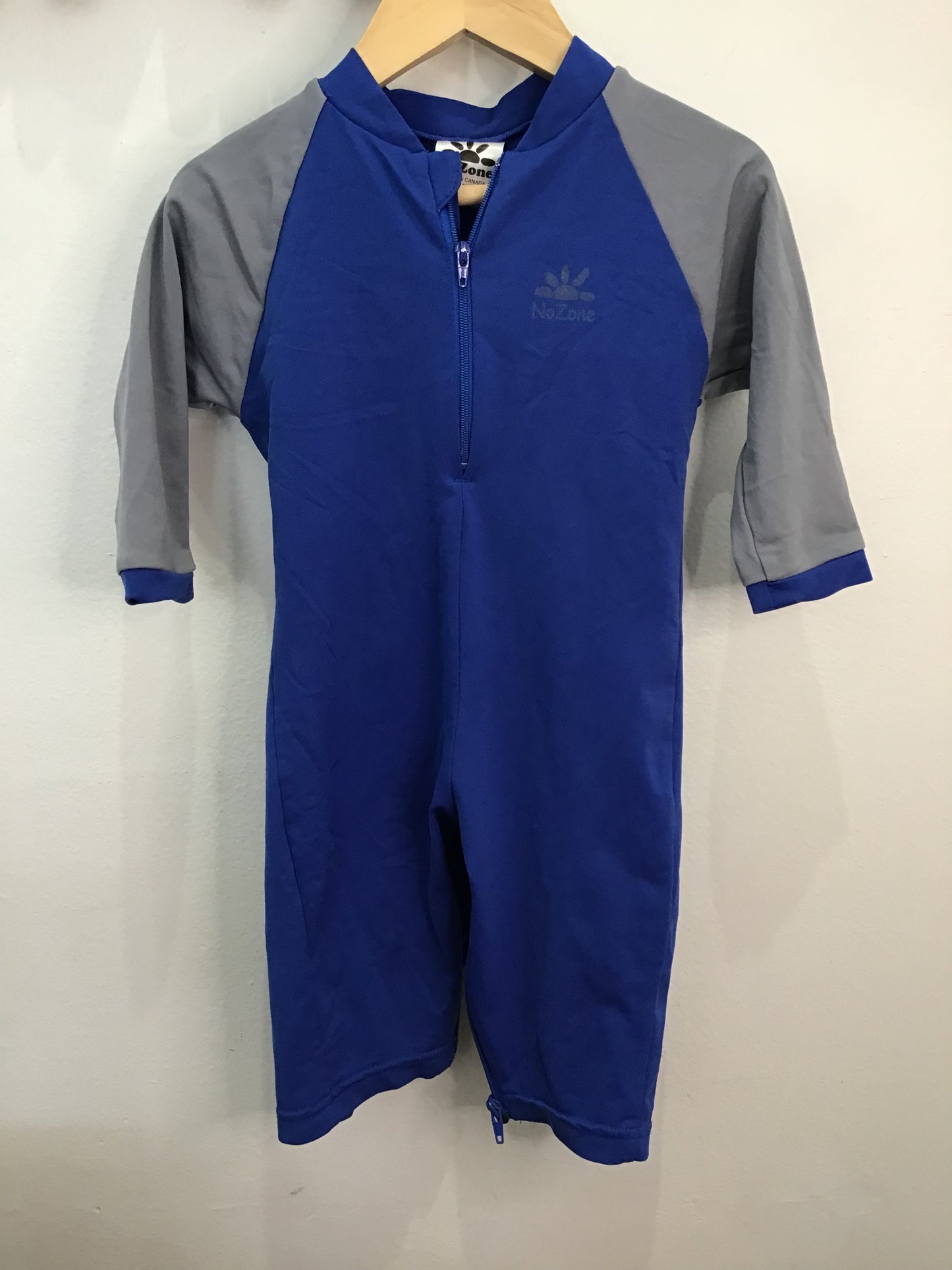 Swimsuit NoZone blue and grey 12-18m