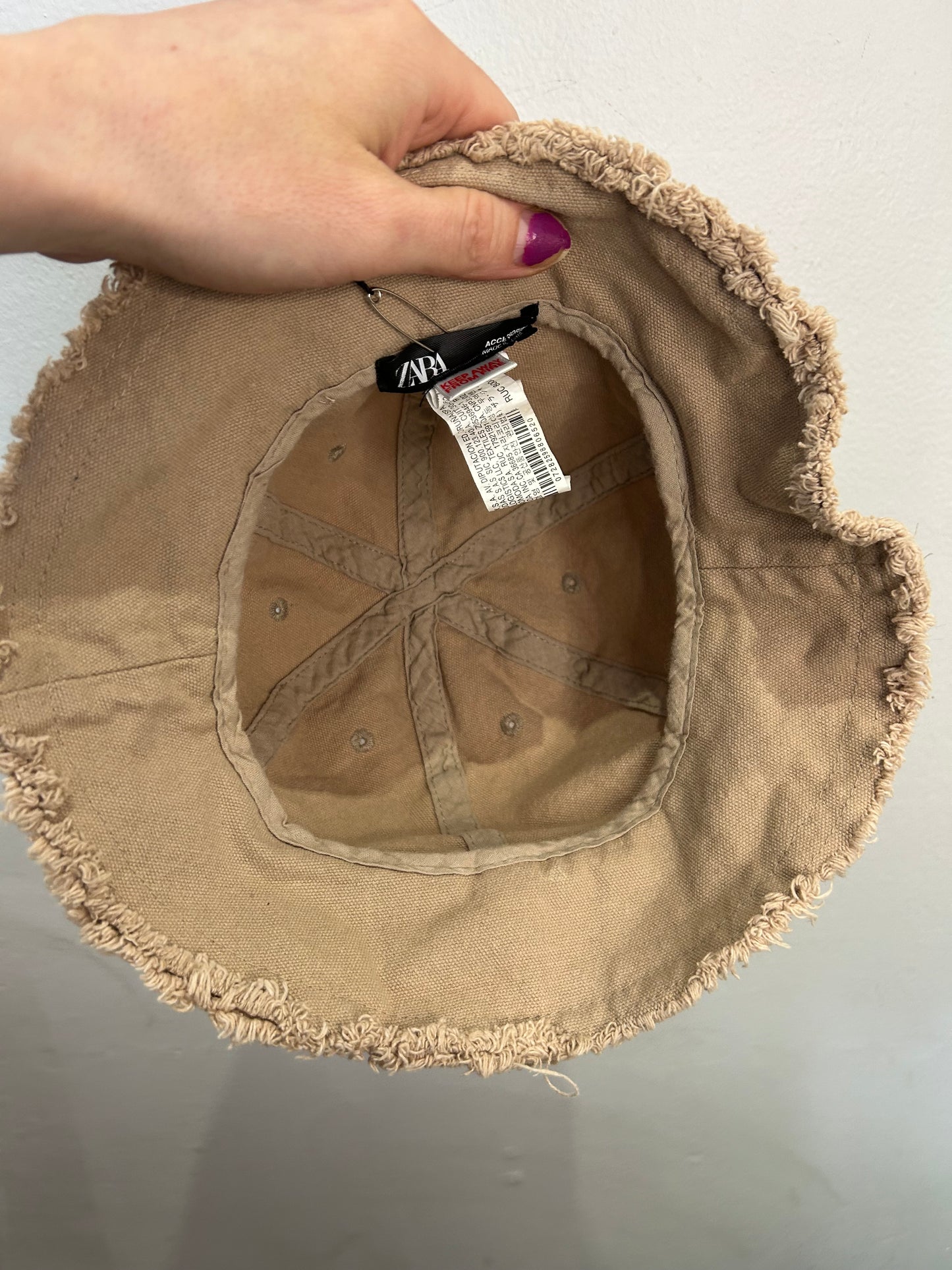Brown bucket hat 2-4y