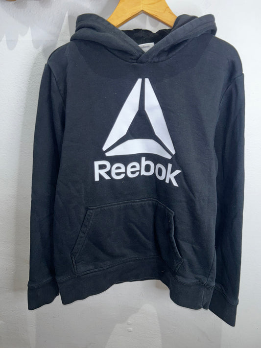 Reebok black hoodie 10-12y