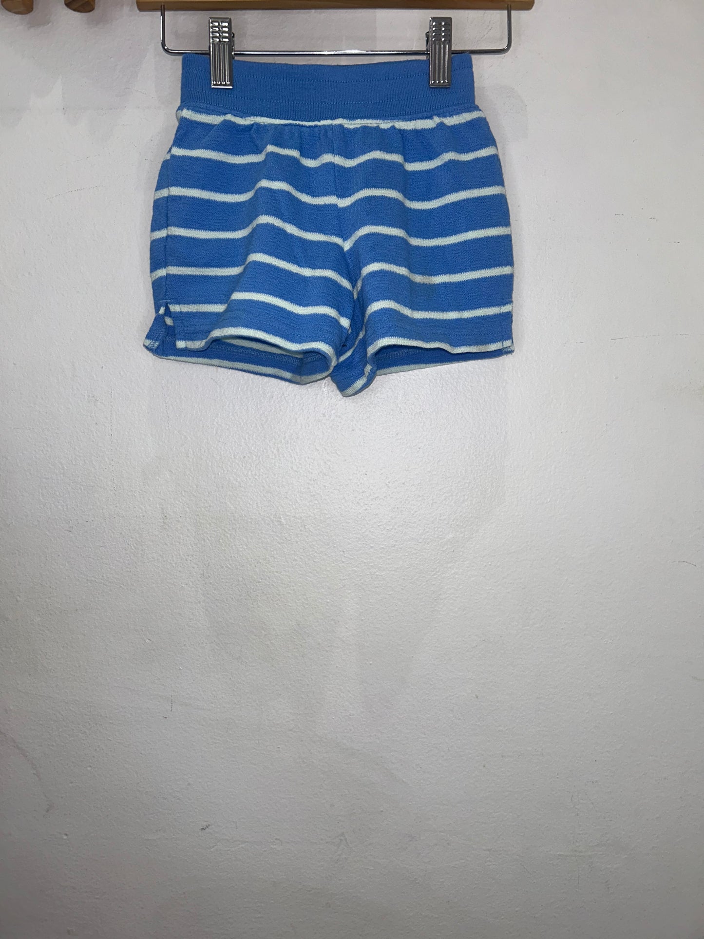 Blue stripe terry set 2y
