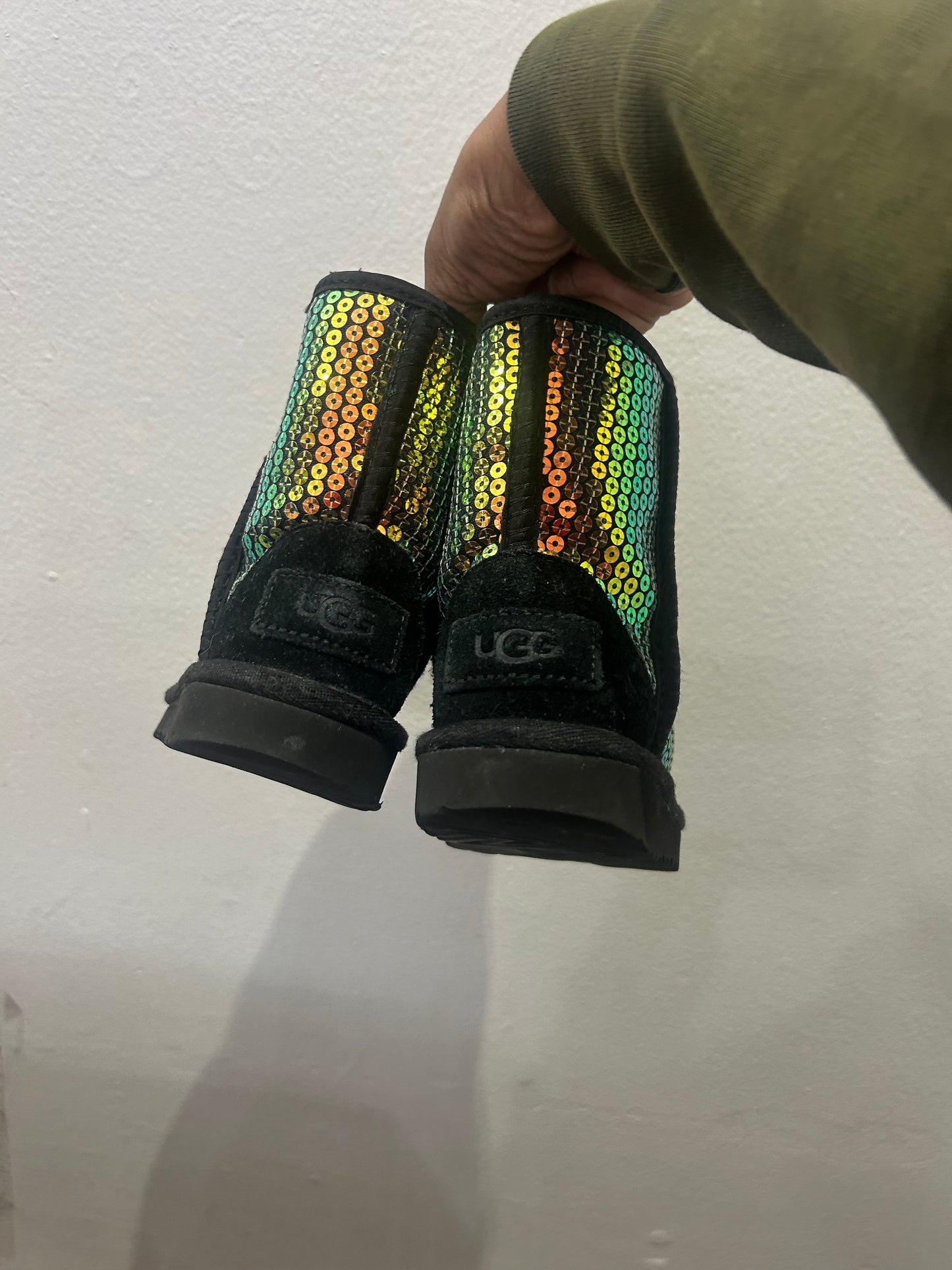 C6 colourful sequined Uggs