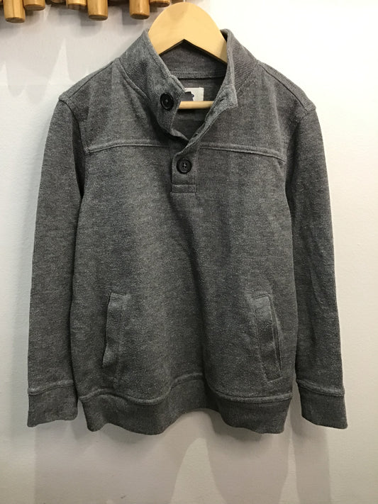 Ribbed quarter henley 6-7y