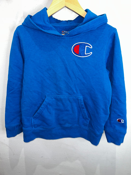 Champion blue hoodie 7y