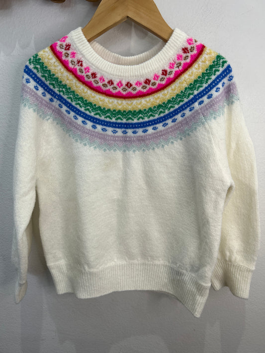 White sweater winter detail 5y