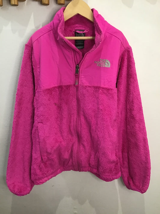 The North Face pink fleece 10-12y