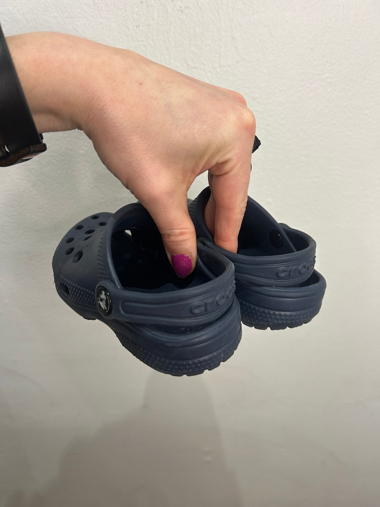 C9 navy Crocs