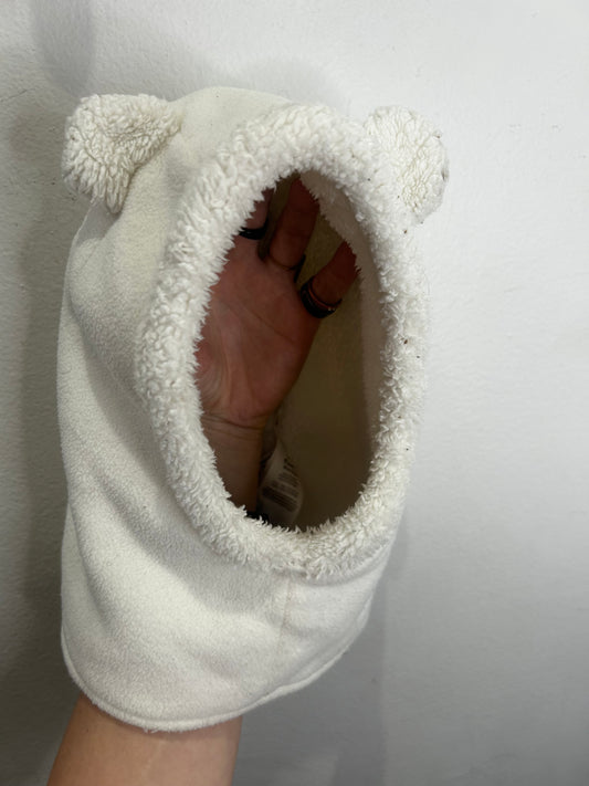 Wihte balaclava 2-3y