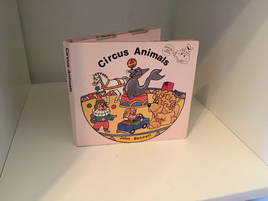 Vintage press-out book: circus animals