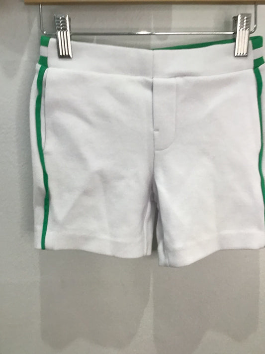 White tennis shorts 6y