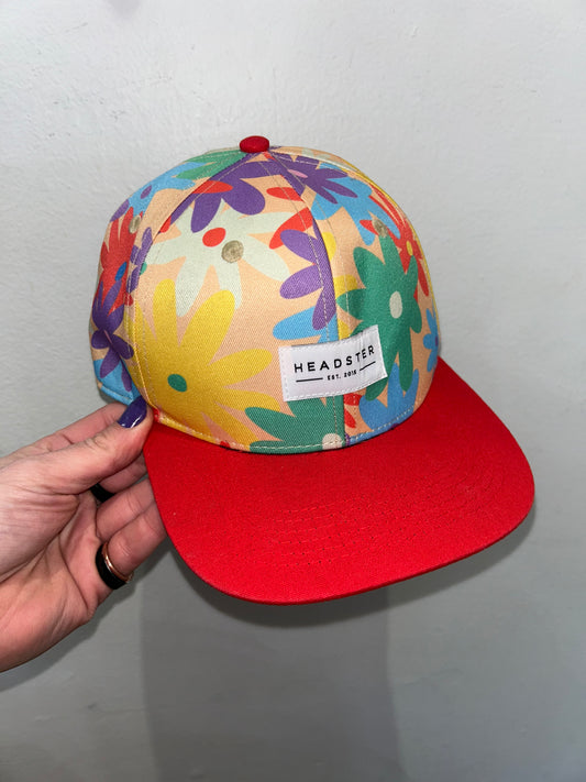 Headster floral hat 7-14y