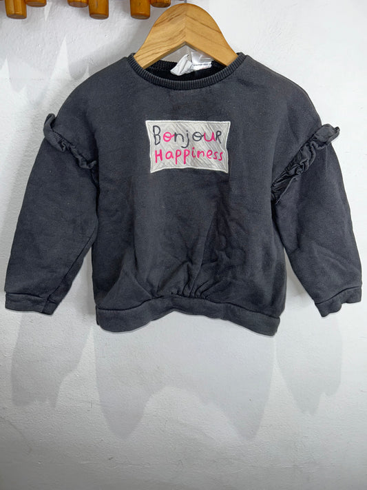 Bonjour Happiness pullover 18-24m