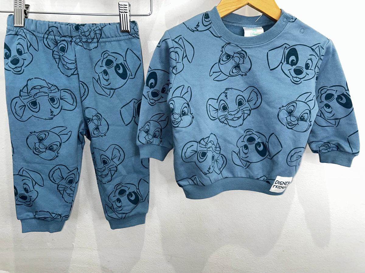 Blue Disney friends set 6-12m