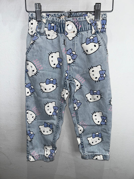 Hello Kitty jeans 2-3y