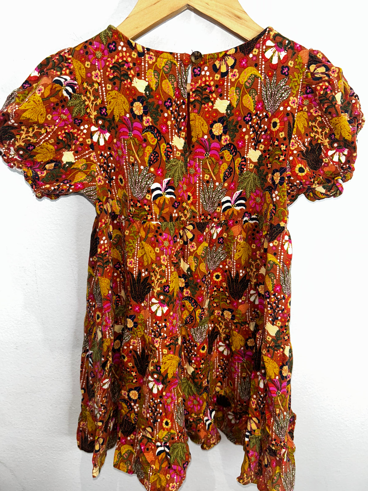 Garden brown dress 4y