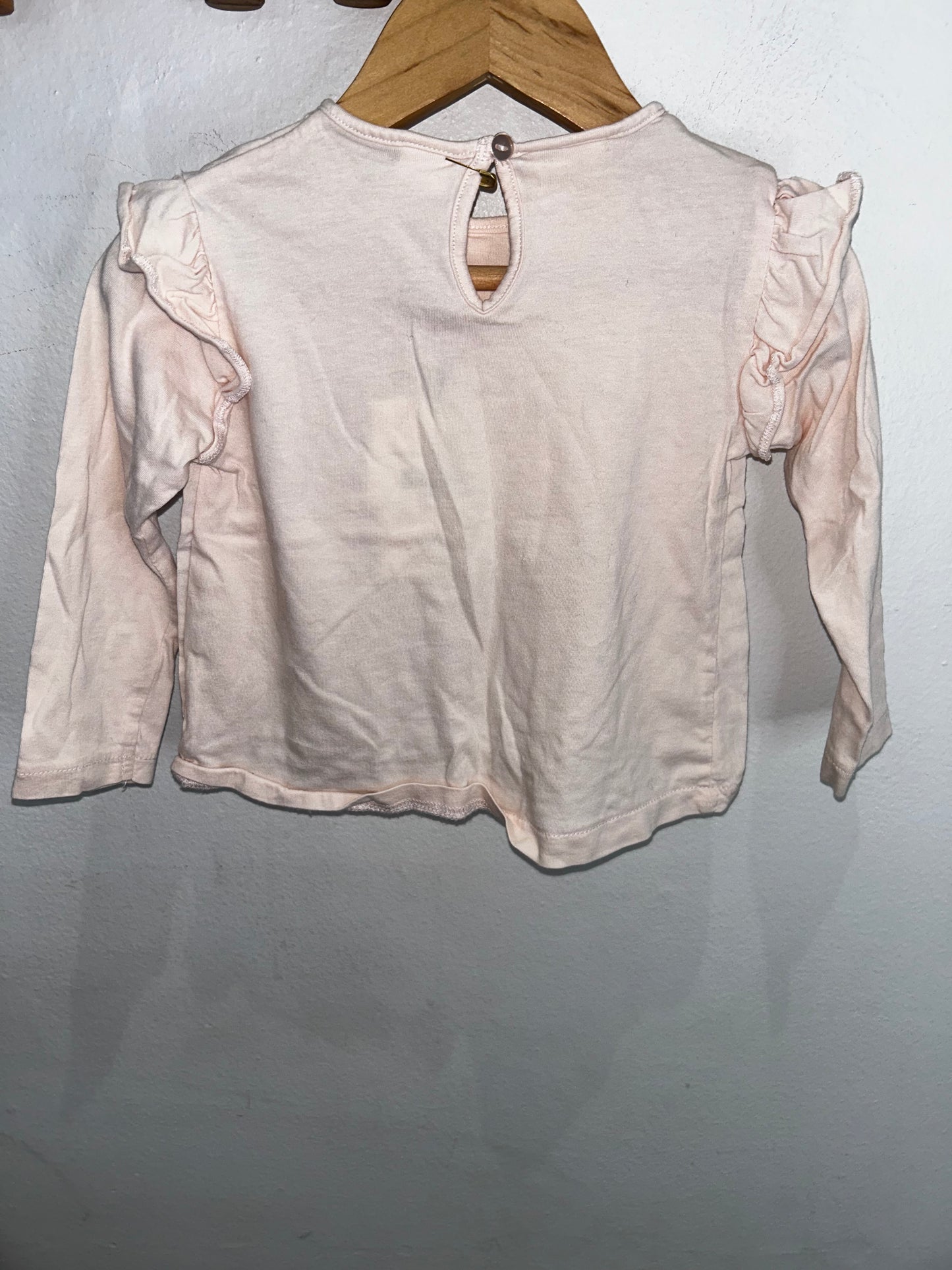 Butterflies embroidered longsleeve 18-24m
