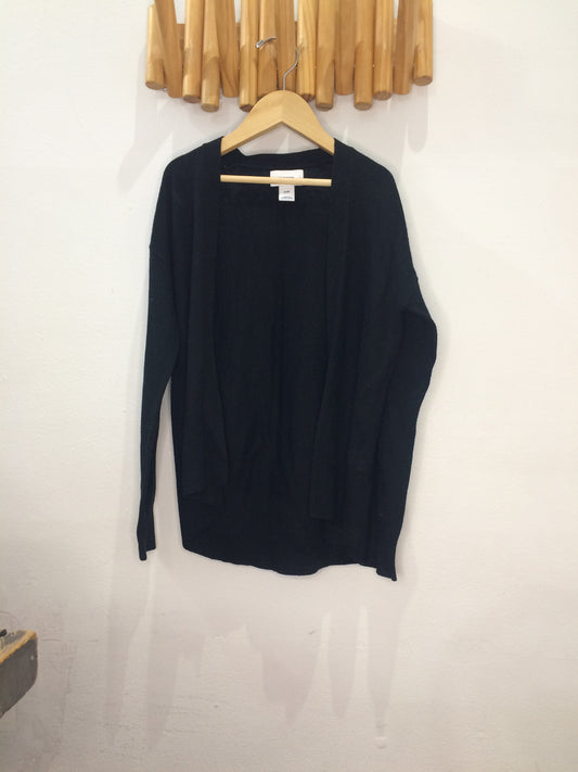 Black open cardi 8y