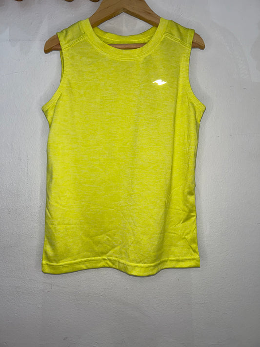 Neon Yellow Dry Fit Tee 4-5y