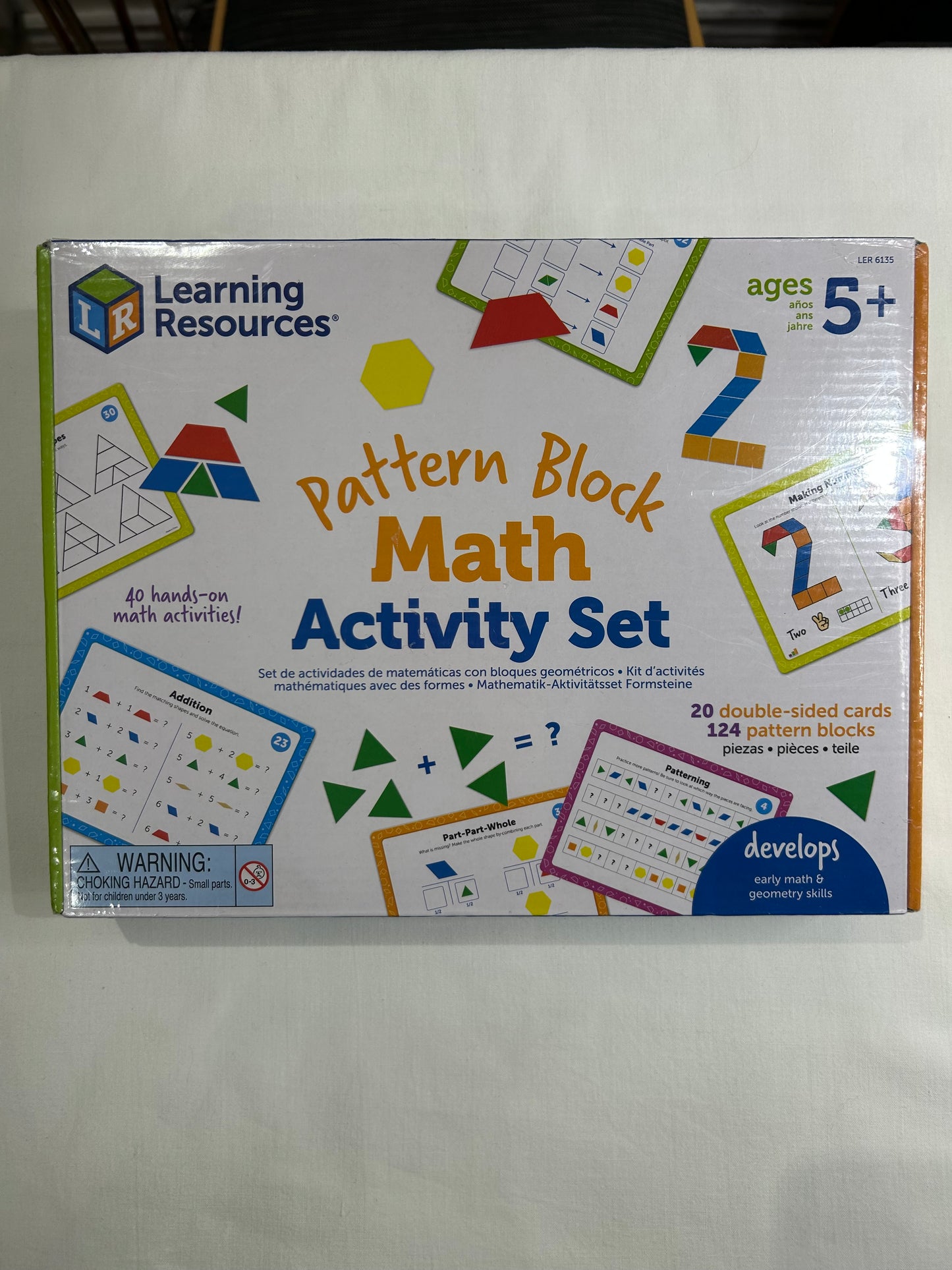 Pattern block math activity set NEW
