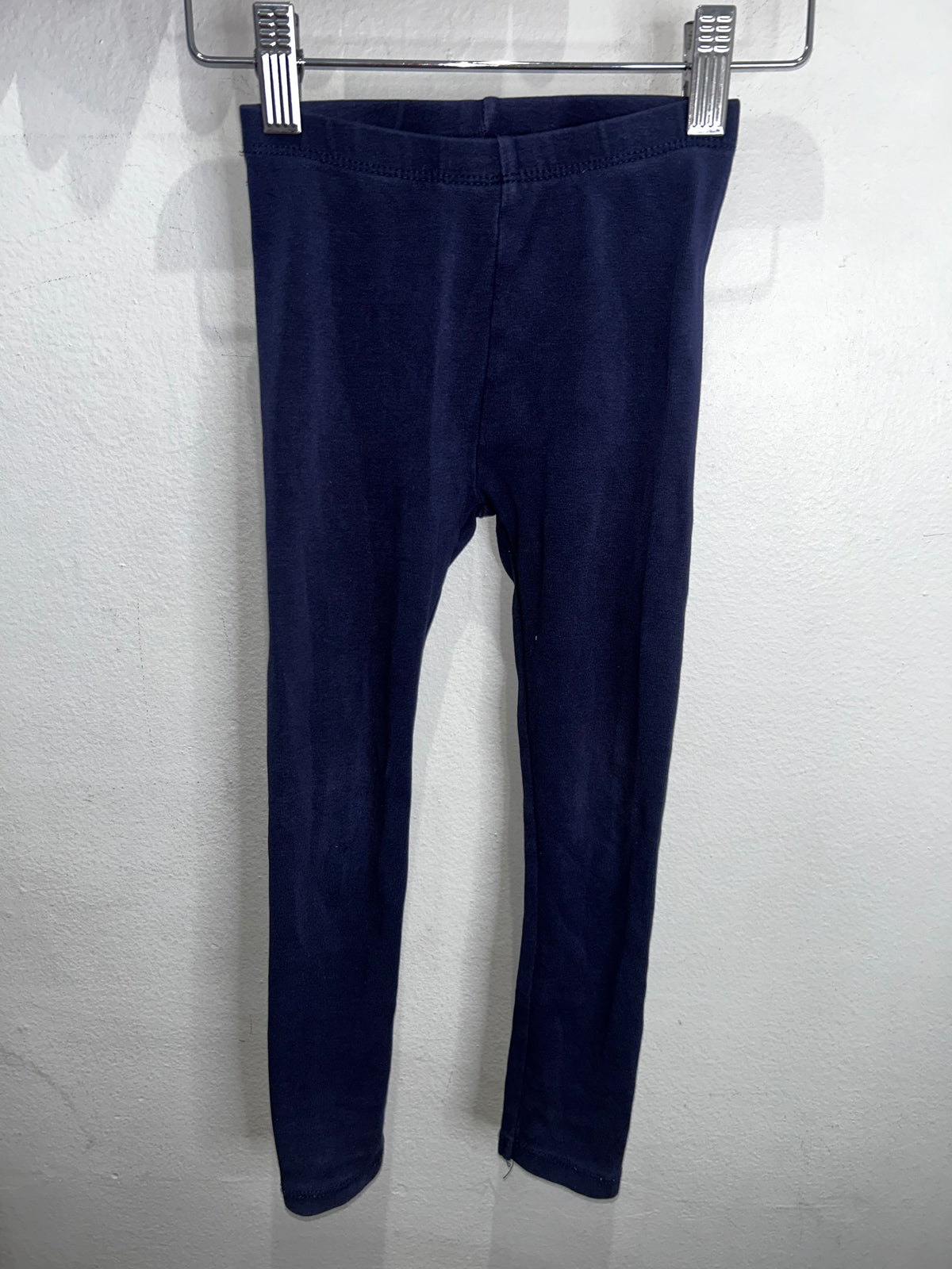 Navy leggings 4-5y
