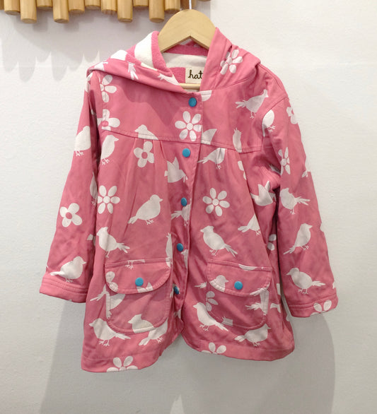 Hatley birds rainjacket 4y*