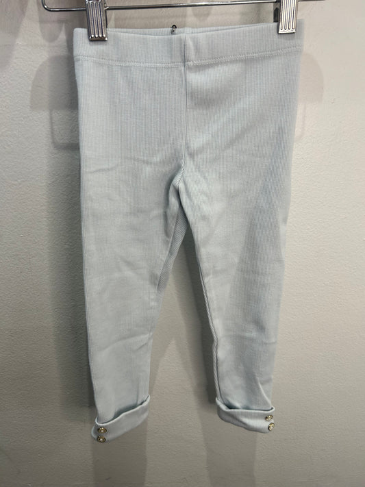 Light blue ribbed leggings 24m