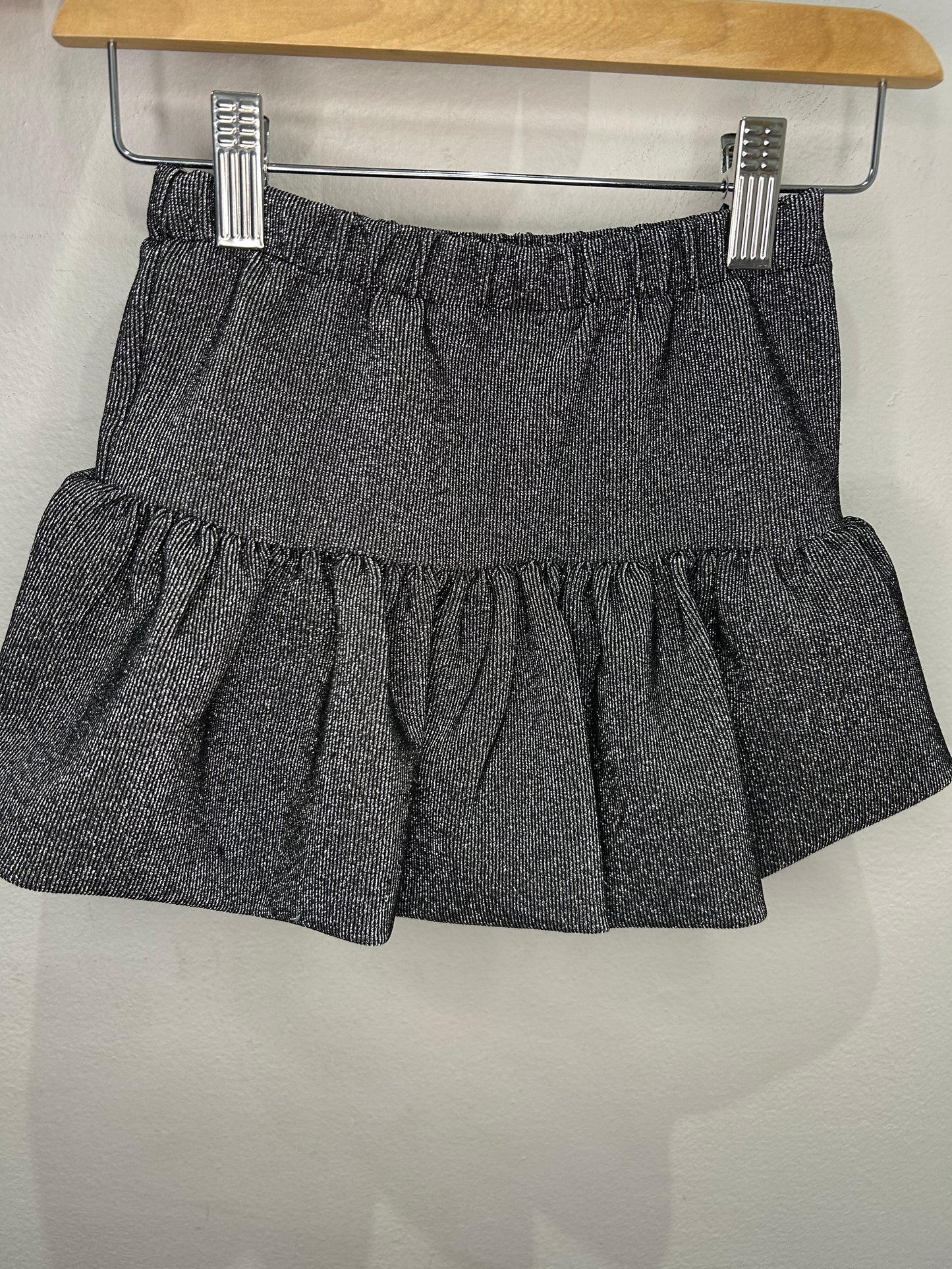 Sparkly silver skirt 5y