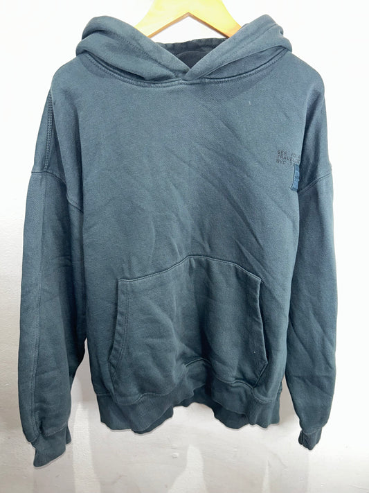 Forest green hoodie 13-14y