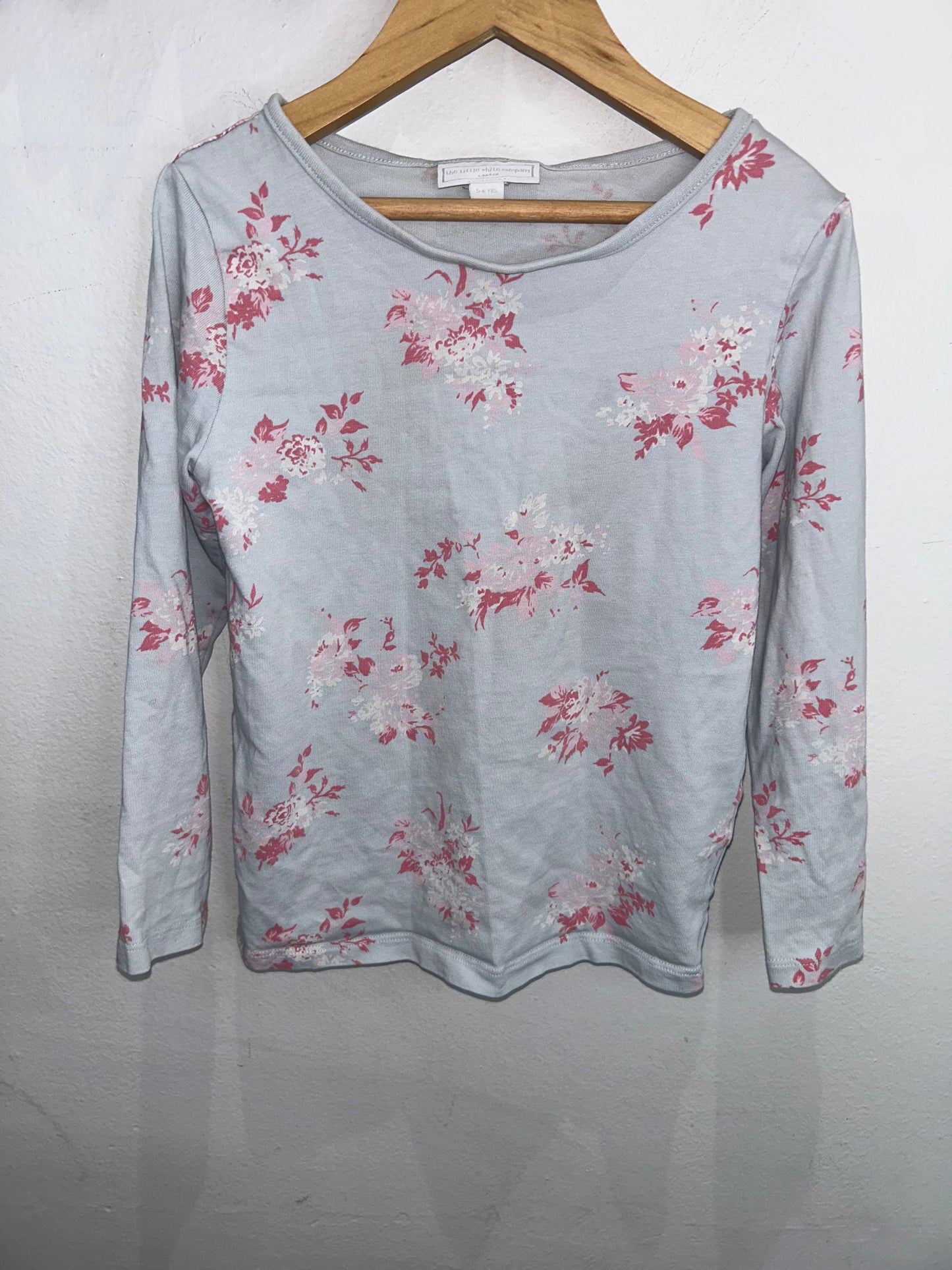 Blue floral pyjamas 5-6y