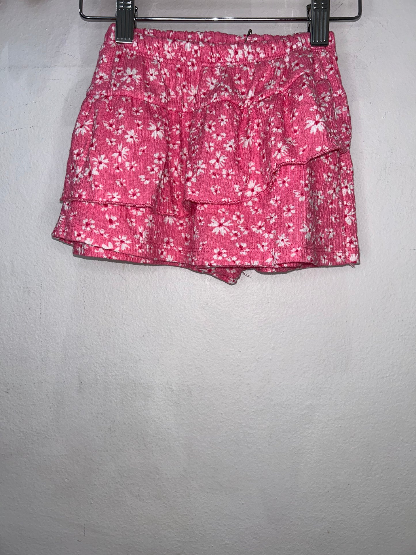Pink flowers skirt 2-3y