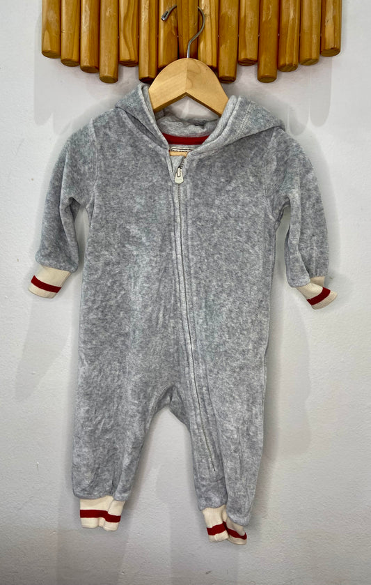 Roots fleece romper 3-6m