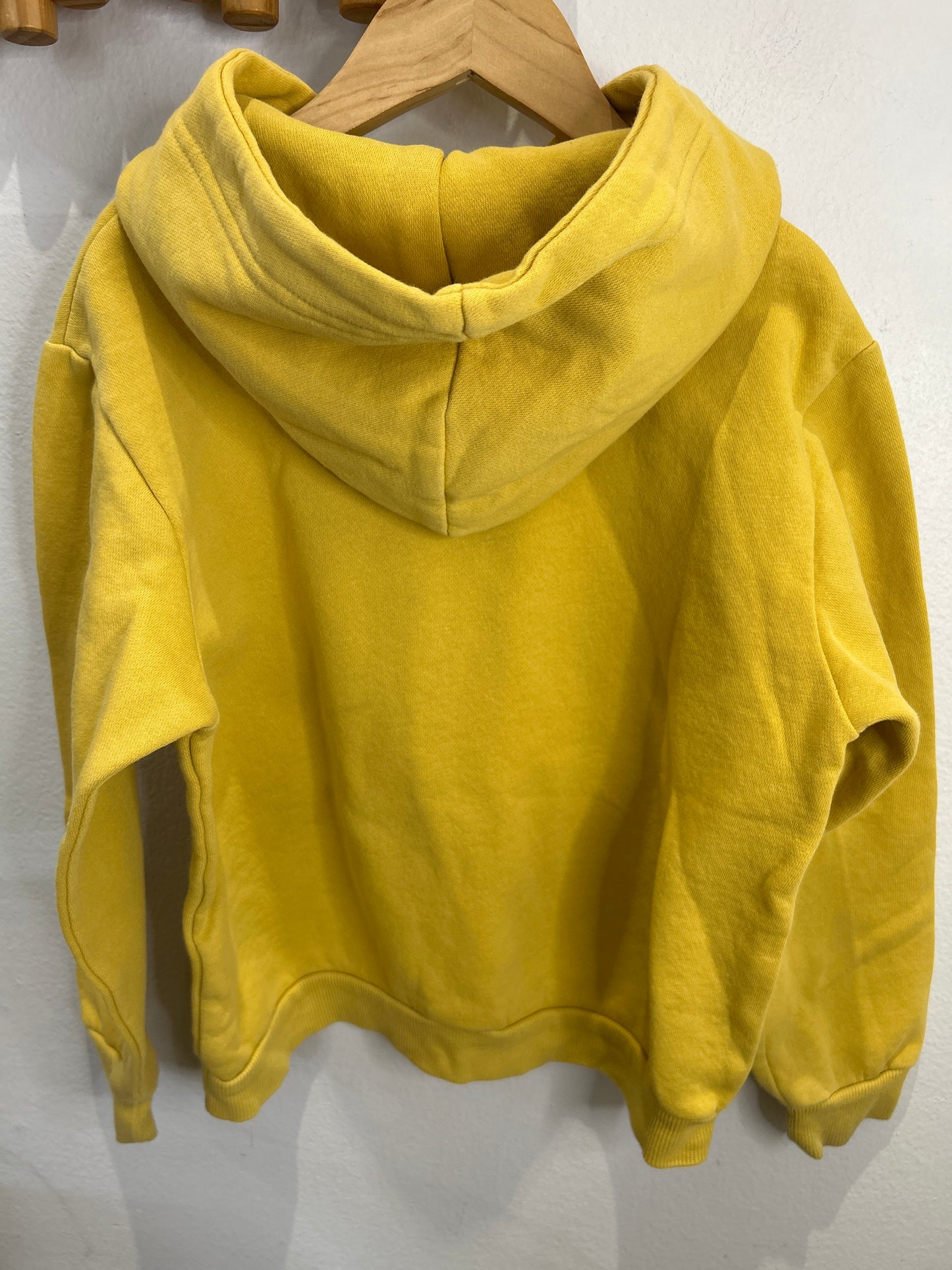 Sparkly butterflies mustard hoodie 6-8y
