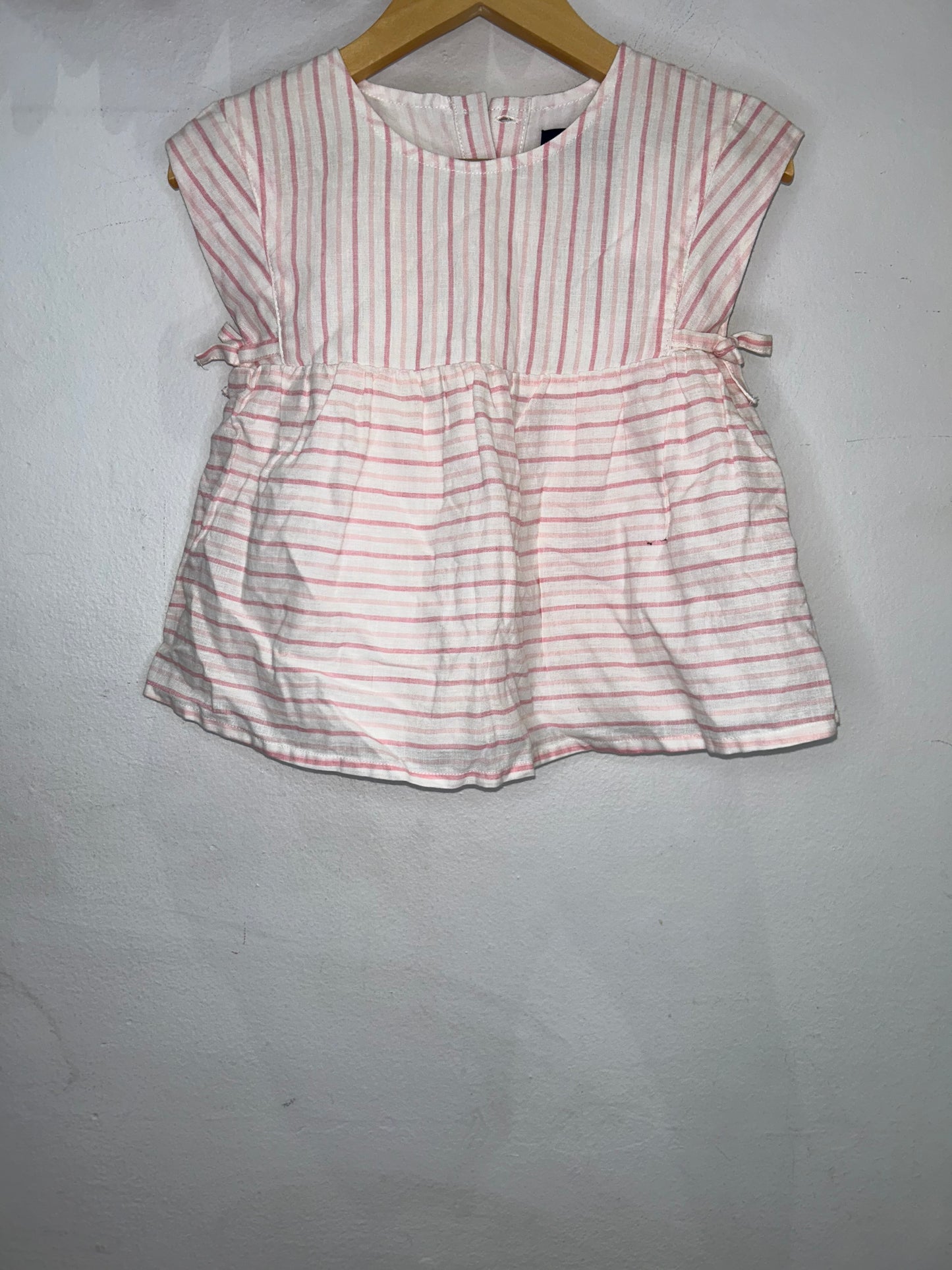Pink stripes blouse 4-5y NEW