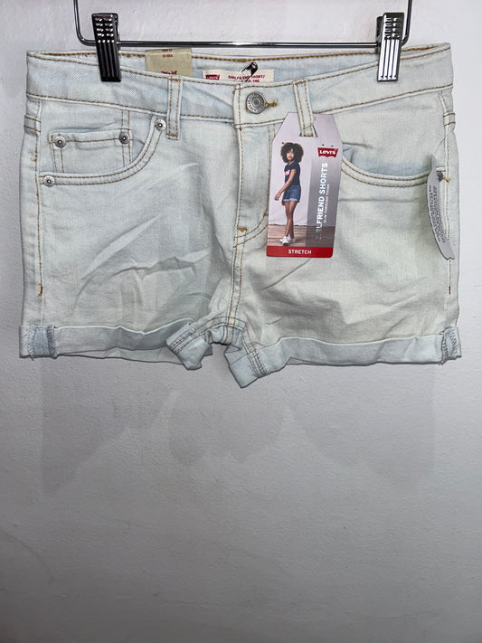Light wash girlfriend shorts 12y NEW