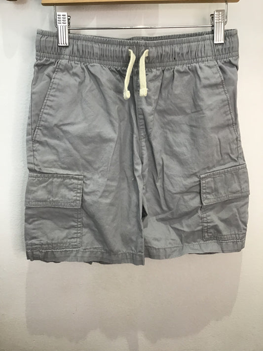 Grey relaxed pull-on shorts 10-12y