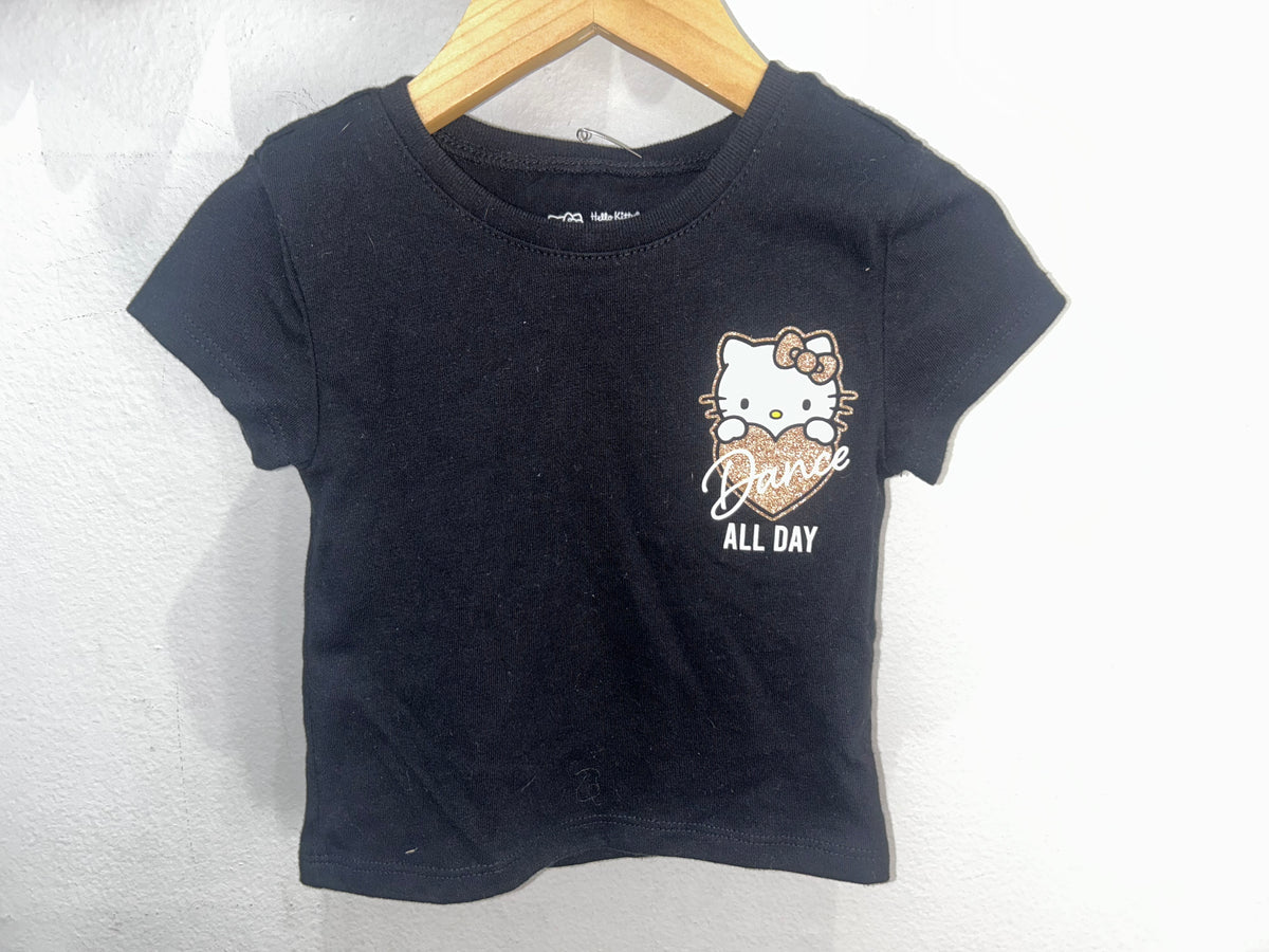 Hello Kitty crop tee 4y